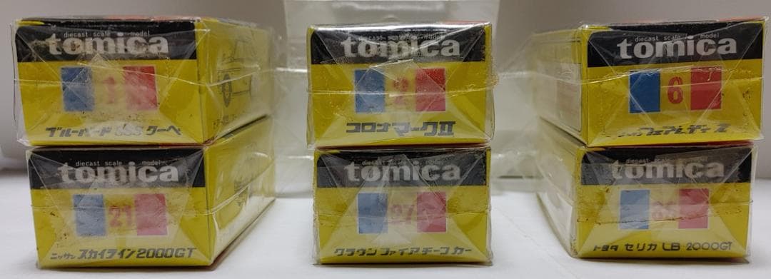 tomica ３０周年記念 復刻版トミカ 第一弾 ６台 未開封 フルセット