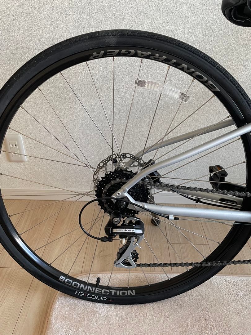 値下げ　ほぼ新品TREK FX2 DISC XS トレッククロスバイク　直接引渡