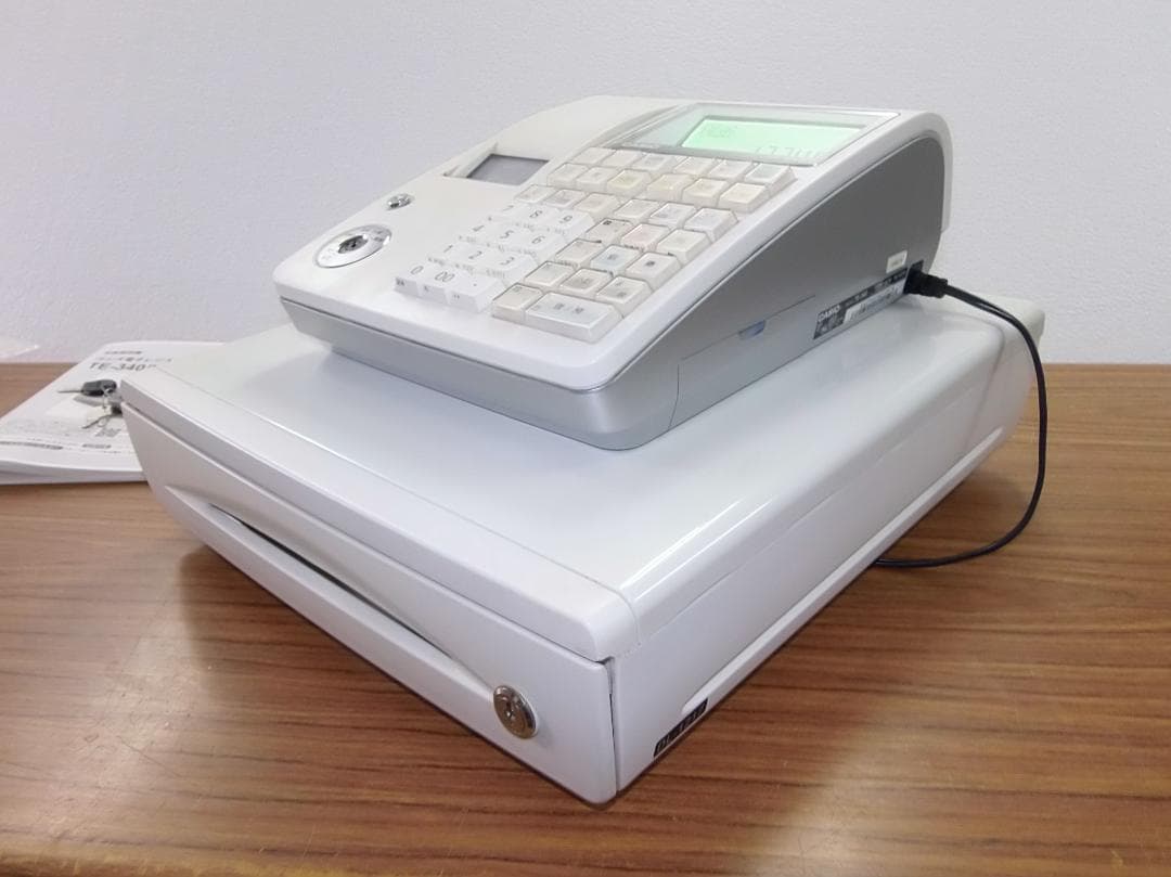 設定無料 CASIO TE-340 レジスター かなめくり機能 260224