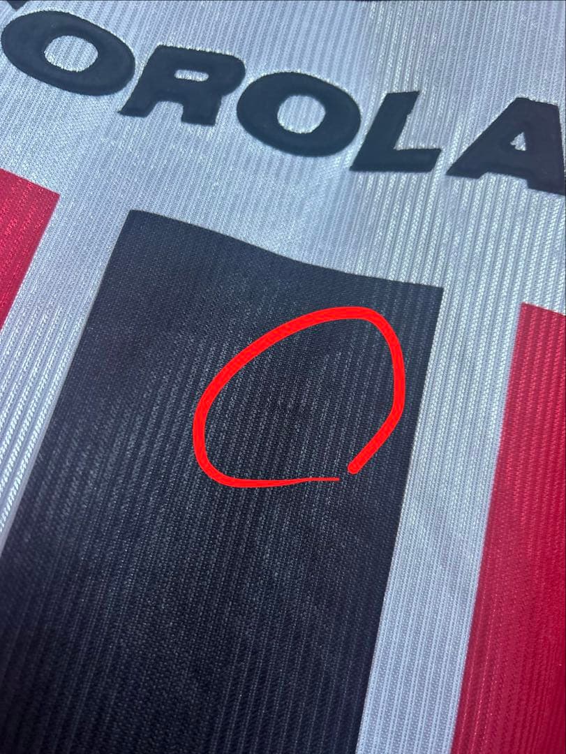 【サンパウロFC】サッカーシャツ モトローラ 2000年 ユニフォーム 激レア