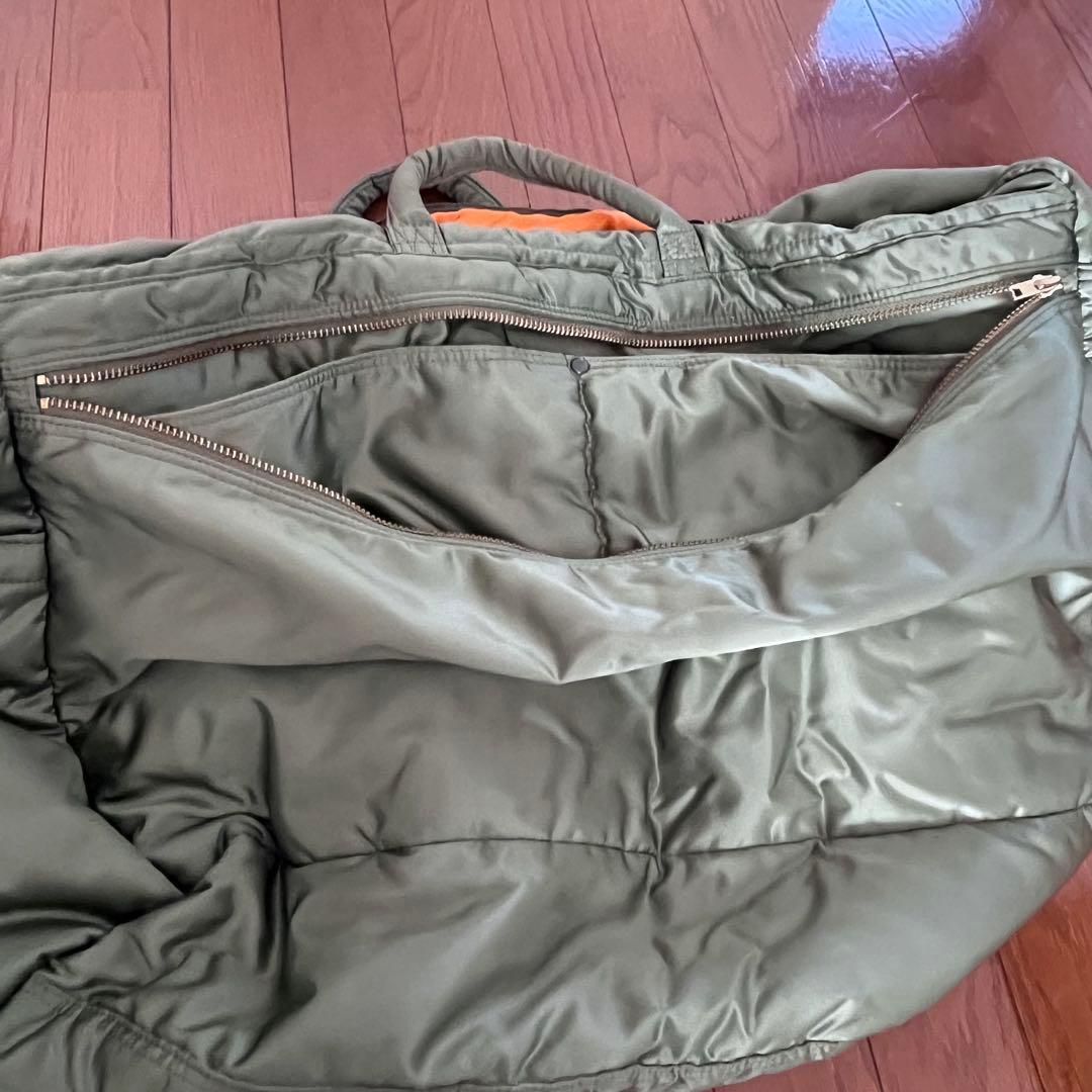 PORTER タンカー ボストンバッグ L (52L) セージグリーン