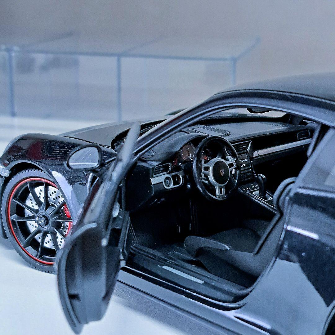 【開封美品】 ミニチャンプス 1/18 ポルシェ 911 GT3 (2017)