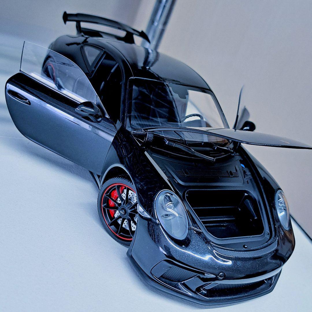 【開封美品】 ミニチャンプス 1/18 ポルシェ 911 GT3 (2017)