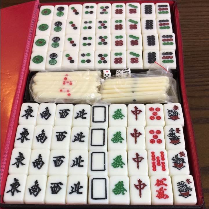 新品 MINIMINI麻雀牌 黒と白