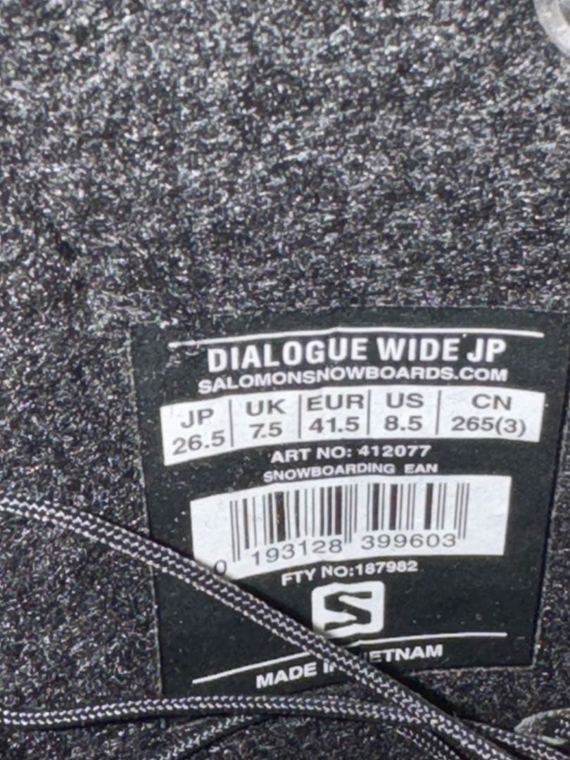 Salomon スノーボードブーツ ダイアログ　ジャパン　26.5cm