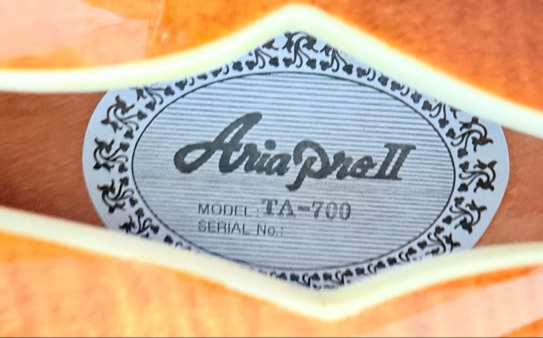 【極美品】Aria Pro Ⅱ TA-700 セミアコ