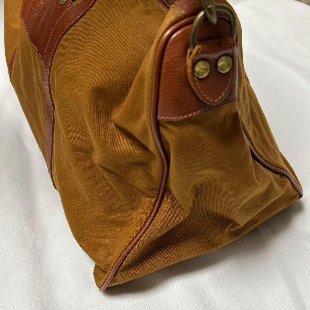IL BISONTE ボストンバッグ ブラウン キャンバス