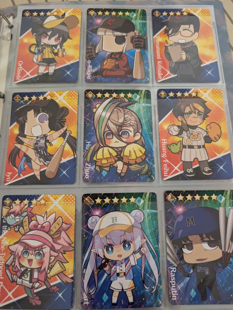 野球カード　fgo　Quick　コンプリートまとめ売り