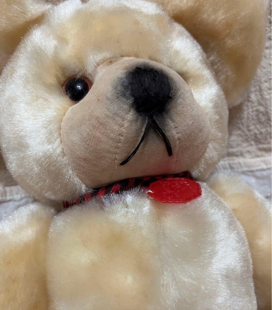 箱付き　当時物　昭和レトロ　ぬいぐるみ　くま　人形　テディベア　レトロ