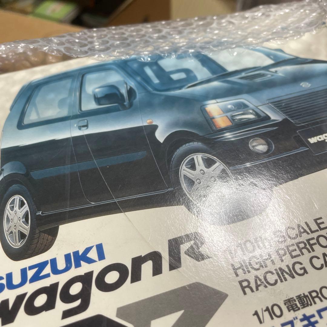 タミヤ 1/10 電動RC F.F.レーシングカー　スズキワゴンR RR