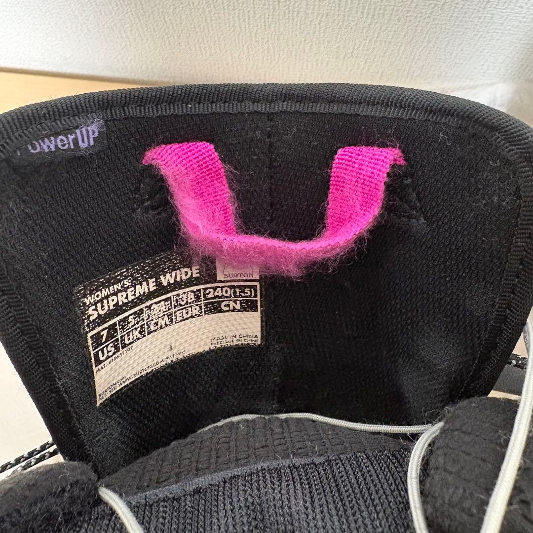 BURTON バートン スノーボードブーツsupreme wide レディース
