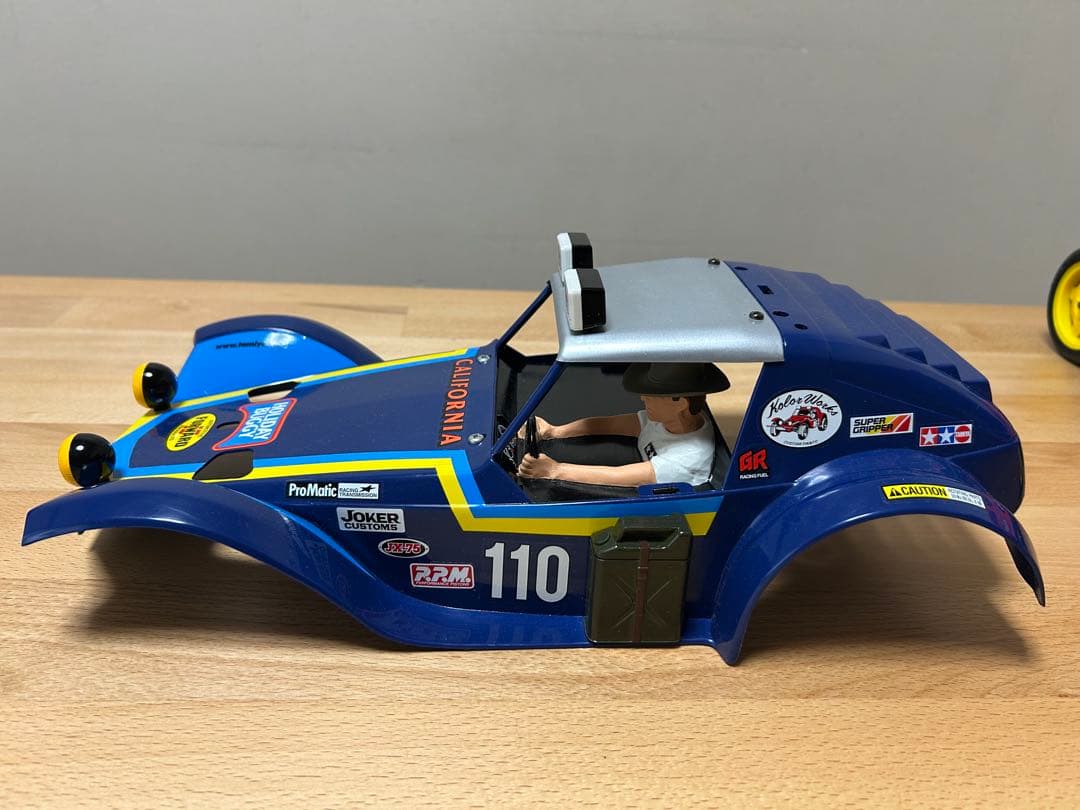 タミヤ　DT02 ワーゲンオフローダーボディ　ホリデーバギーボディ