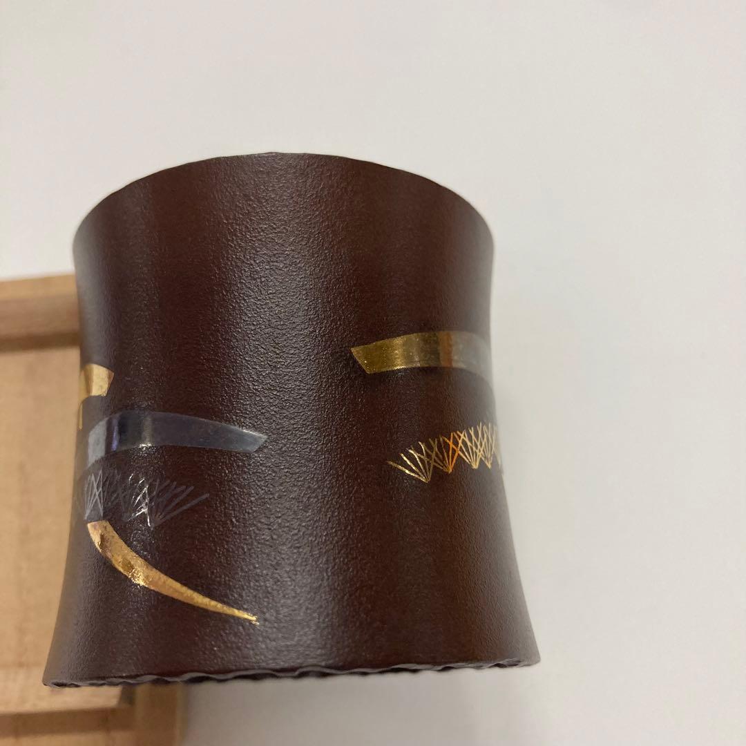 千家十職 中川浄益 若松 蓋置 未使用 長期保管品 茶道 金 銀 象嵌 浄益