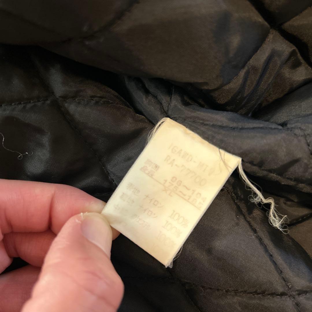 レア ラグビー オールブラックス カンタベリー製 中綿入りジャケット XL