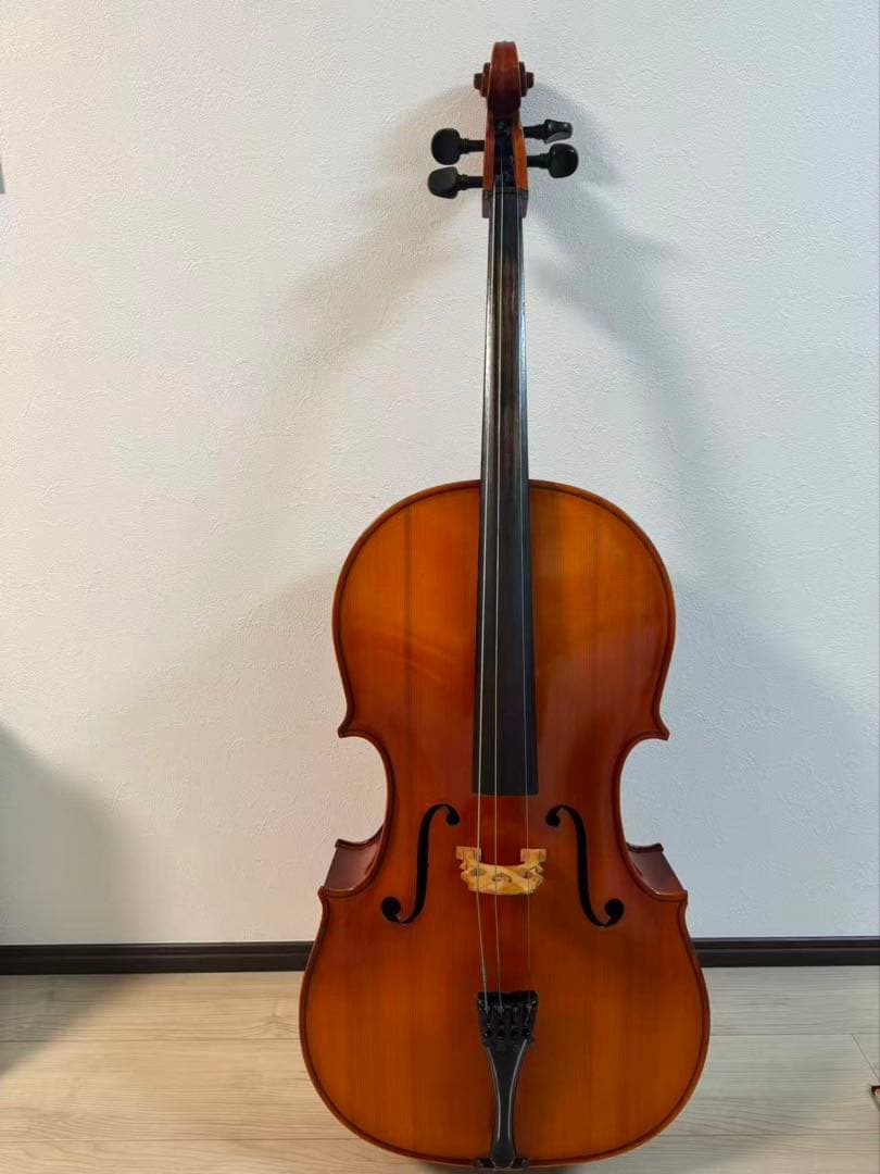 suzuki-1887-4/4NO：72チェロ 4本弦 ハート型ブリッジ
