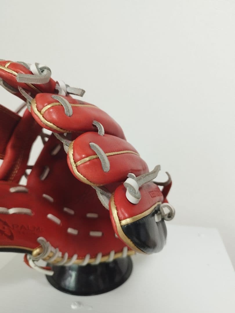 Rawlings 軟式グラブハイパーテック ／レッド×ゴールド×ブラック