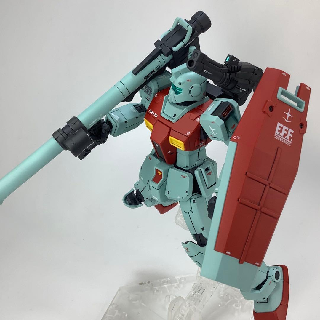 HG RGM-79 ジム【ショルダーキャノン装備/ミサイルポッド装備】