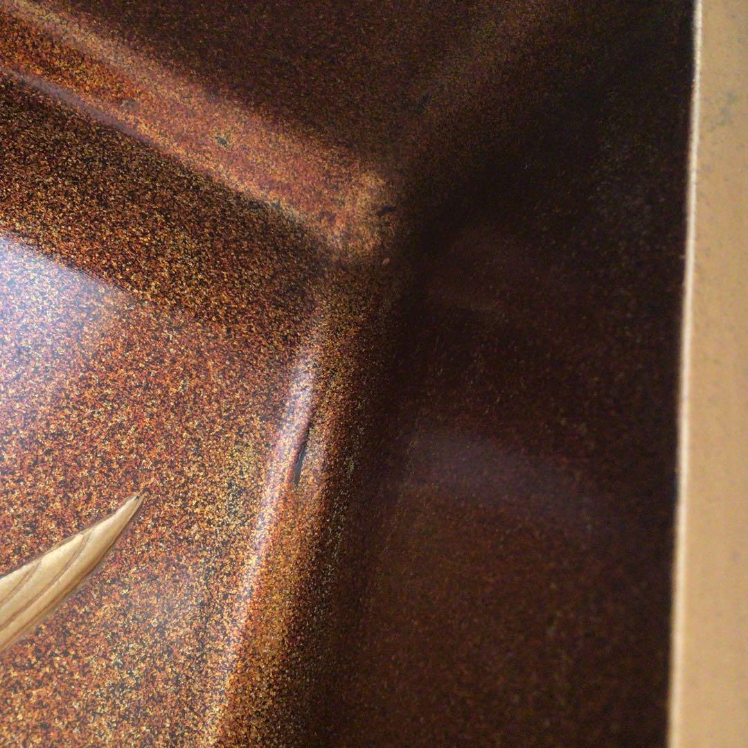 時代漆器　廣蓋　広蓋　骨董　蒔絵　螺鈿　昭和3年　共箱あり　アンティーク