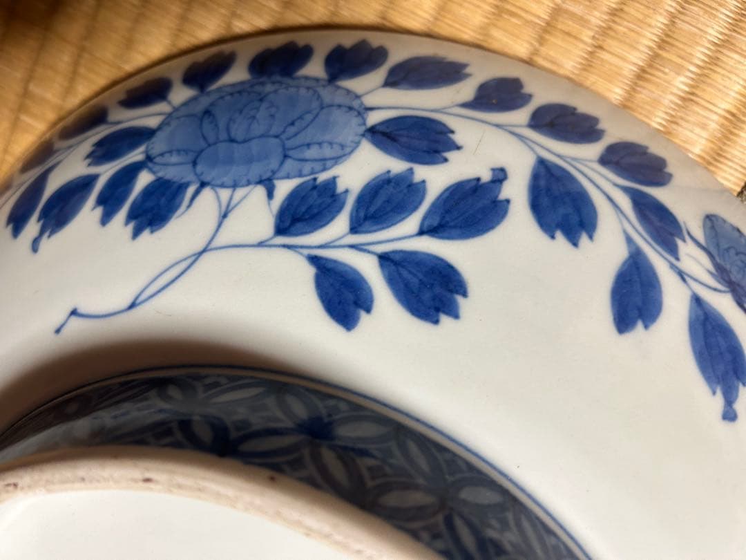 【内容必読】江戸後期　鍋島　大皿　梅紋