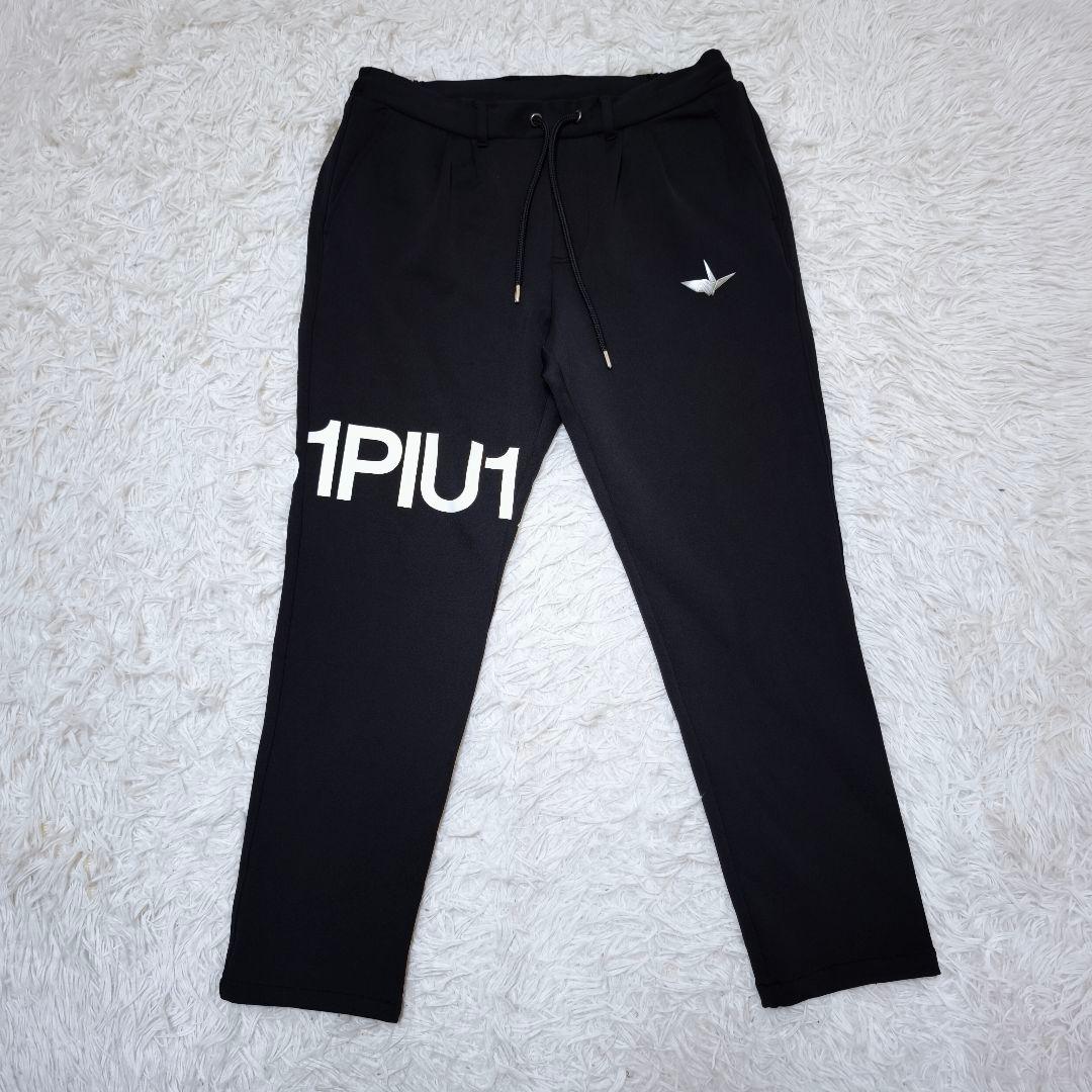 未使用級 1PIU1UGUALE3 GOLF ストレッチジャージセットアップⅤ黒