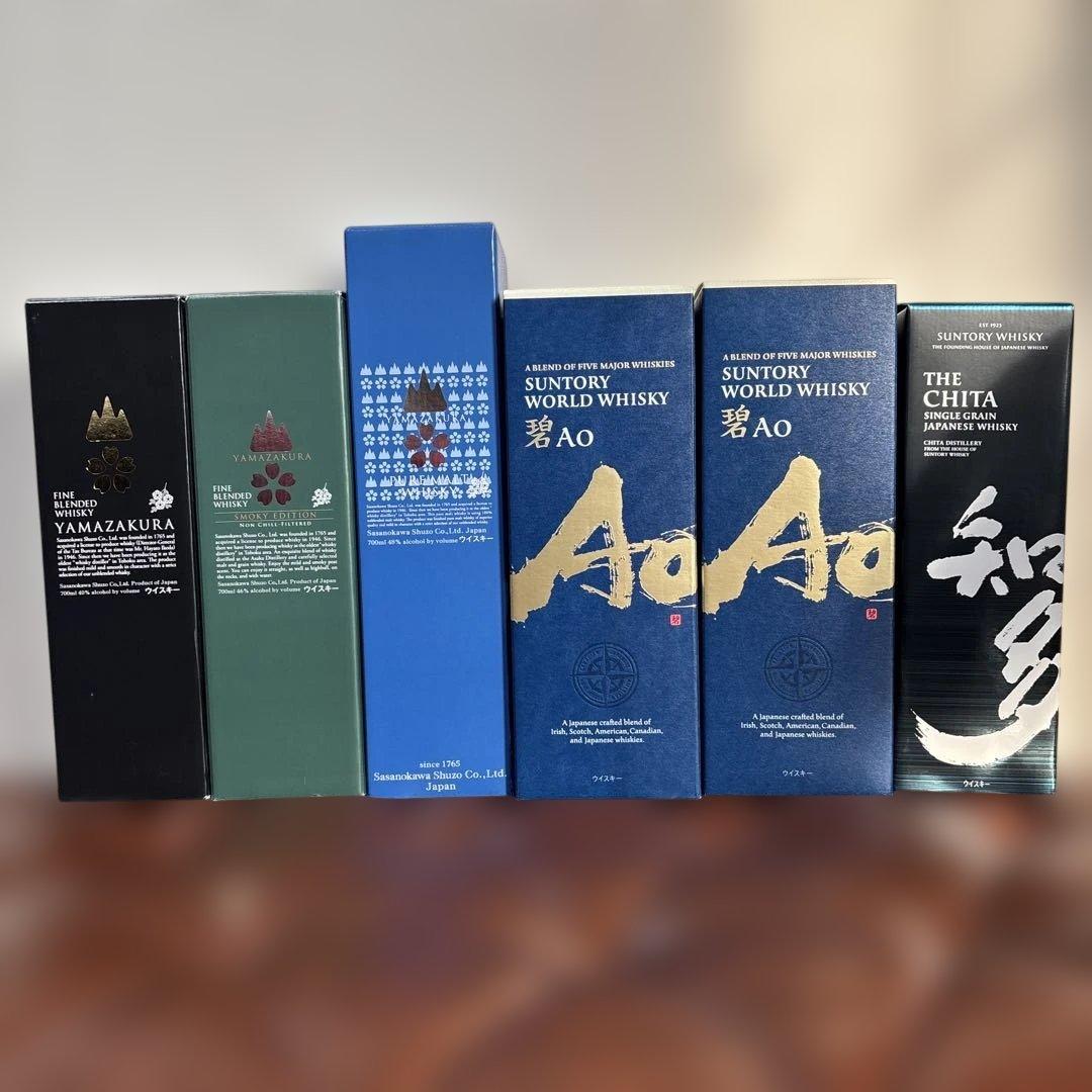 ロビ 商品！　ジャパニーズ ウィスキー 全６本セット！
