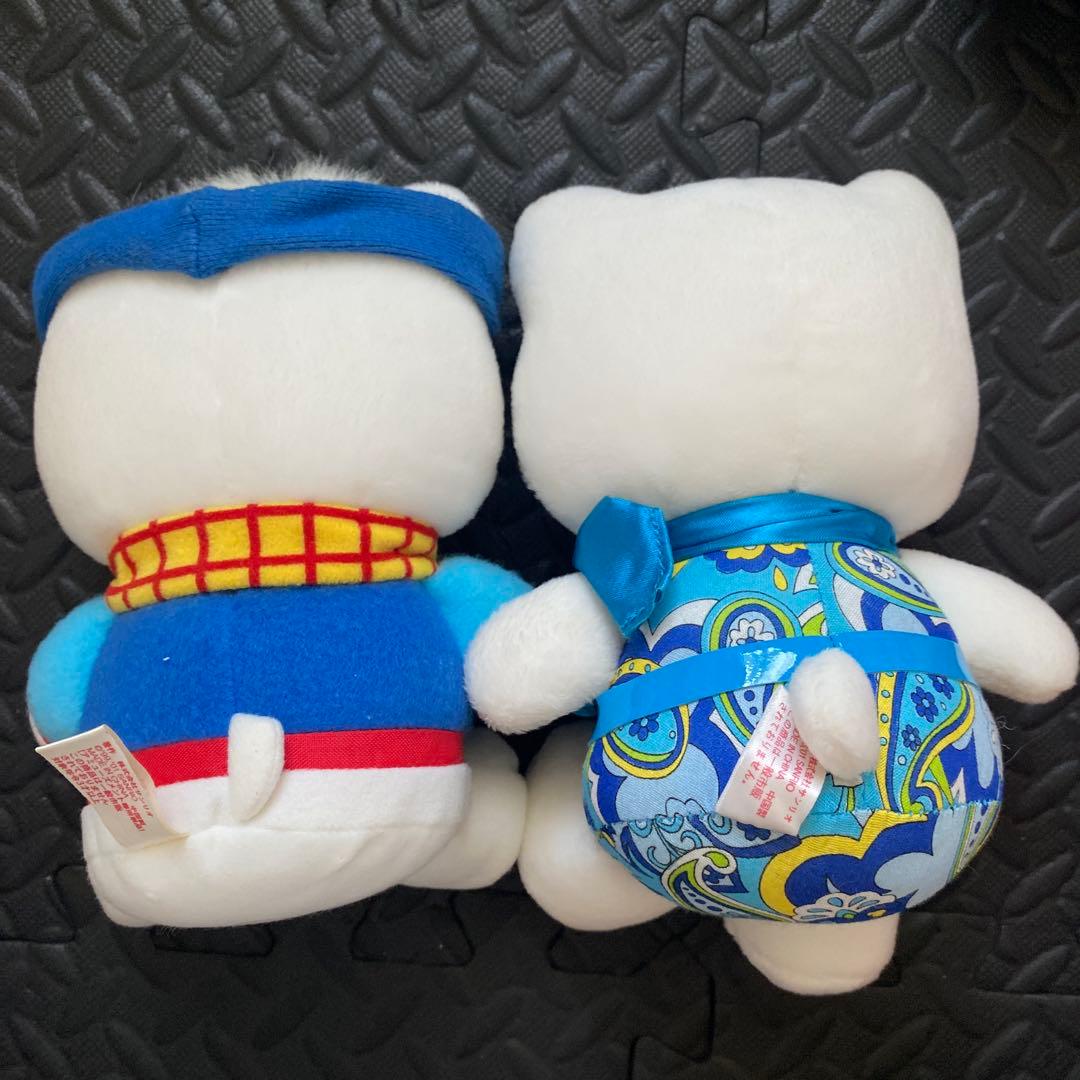 【ハローキティ】ぬいぐるみセット00年〜02年製　エイコー社