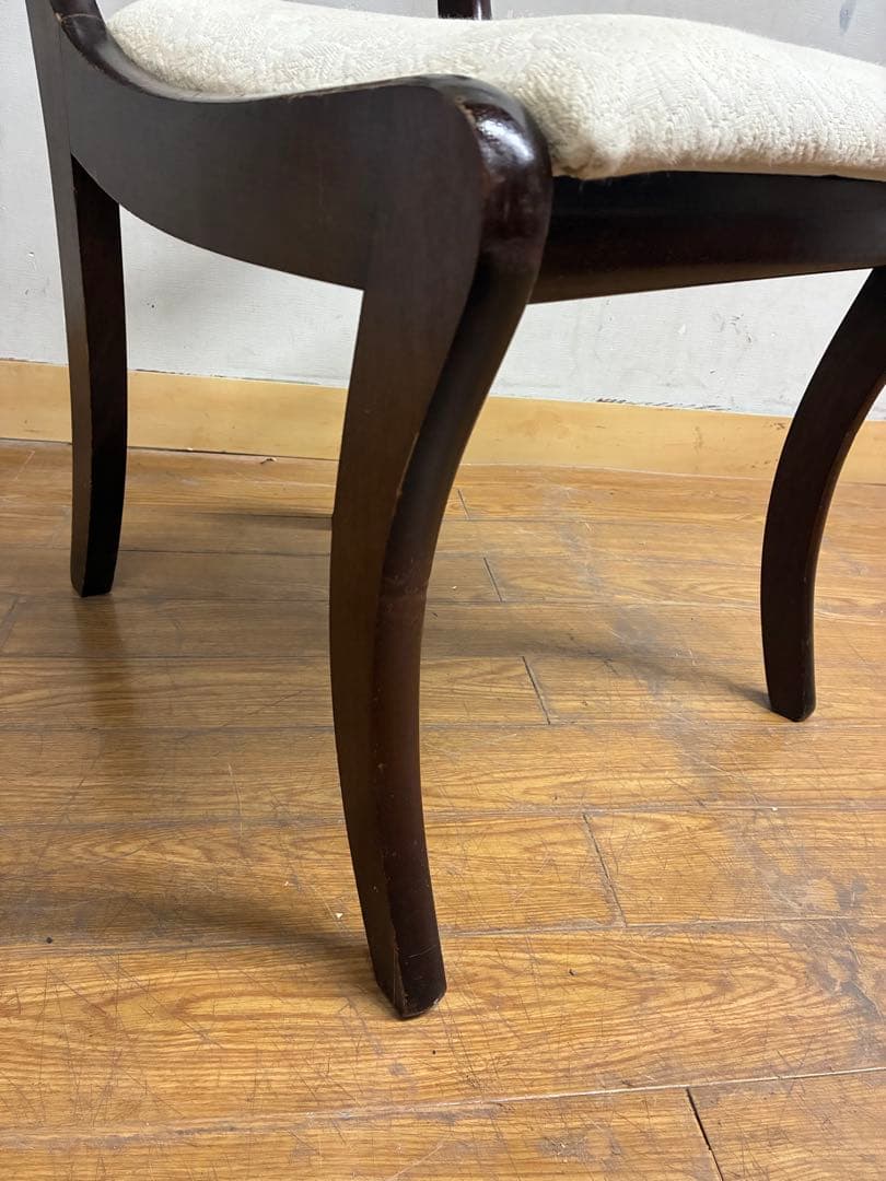 管429☆イギリス製☆アンティーク☆リラLyreバックチェア☆ダイニングチェア