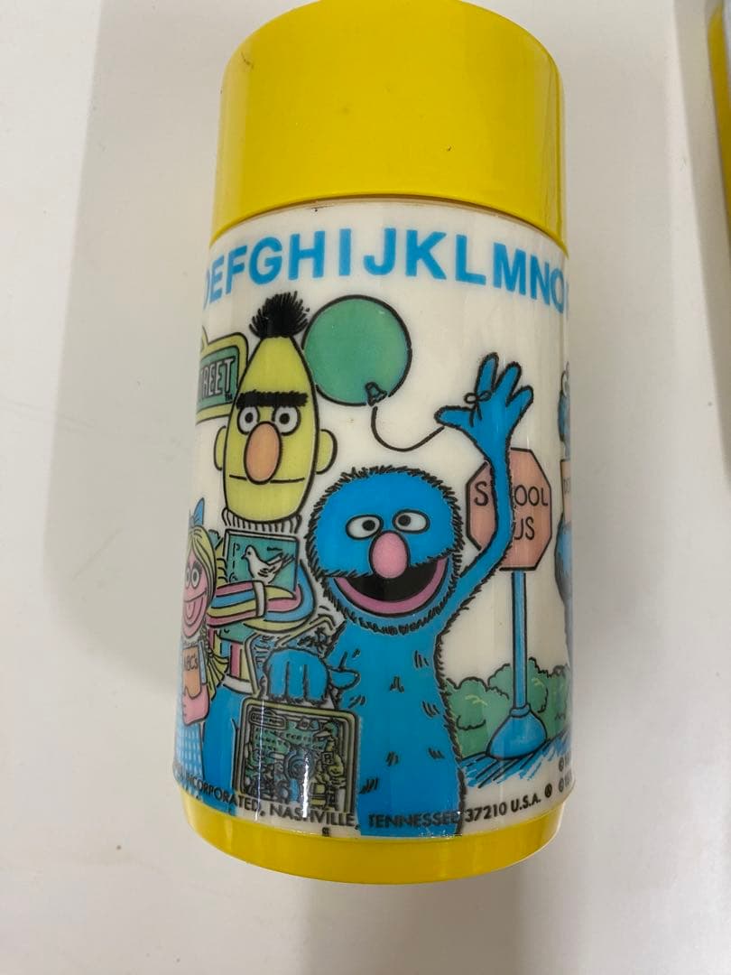 セサミストリート　ランチボックス水筒　ビンテージ