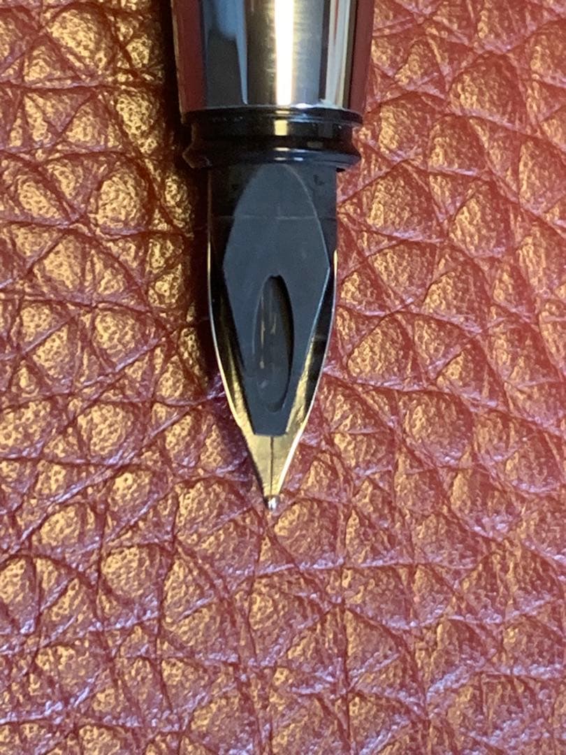 Pelikan P40 Pura ブルー&シルバー万年筆 スチール F