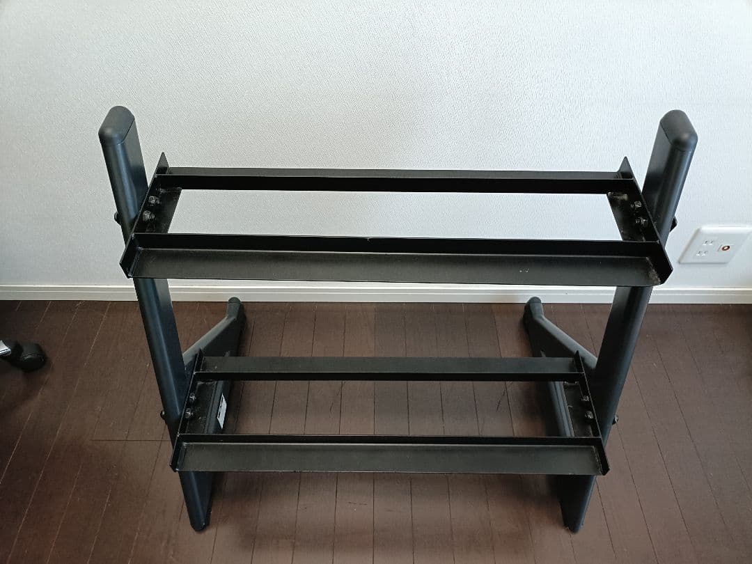 【発送不可・栃木県直接引取り限定】CAPダンベル10本ラック付き