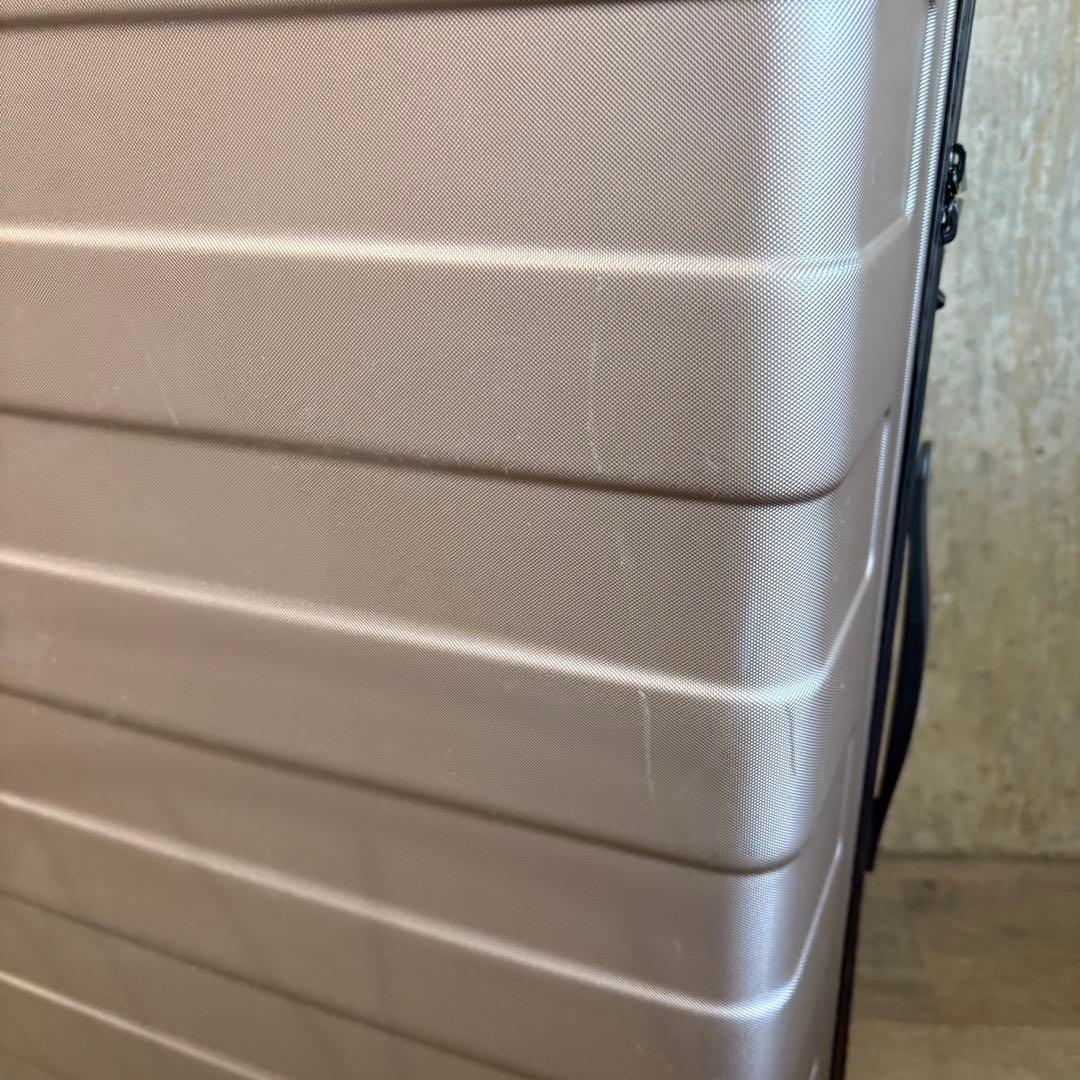 MUJI 無印良品 バーの高さを自由に調節できるストッパー付きキャリー 85L