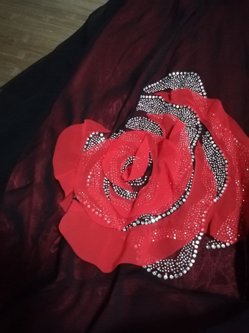 最終お値下げ　社交ダンスドレス　カラオケにも　フリーサイズ