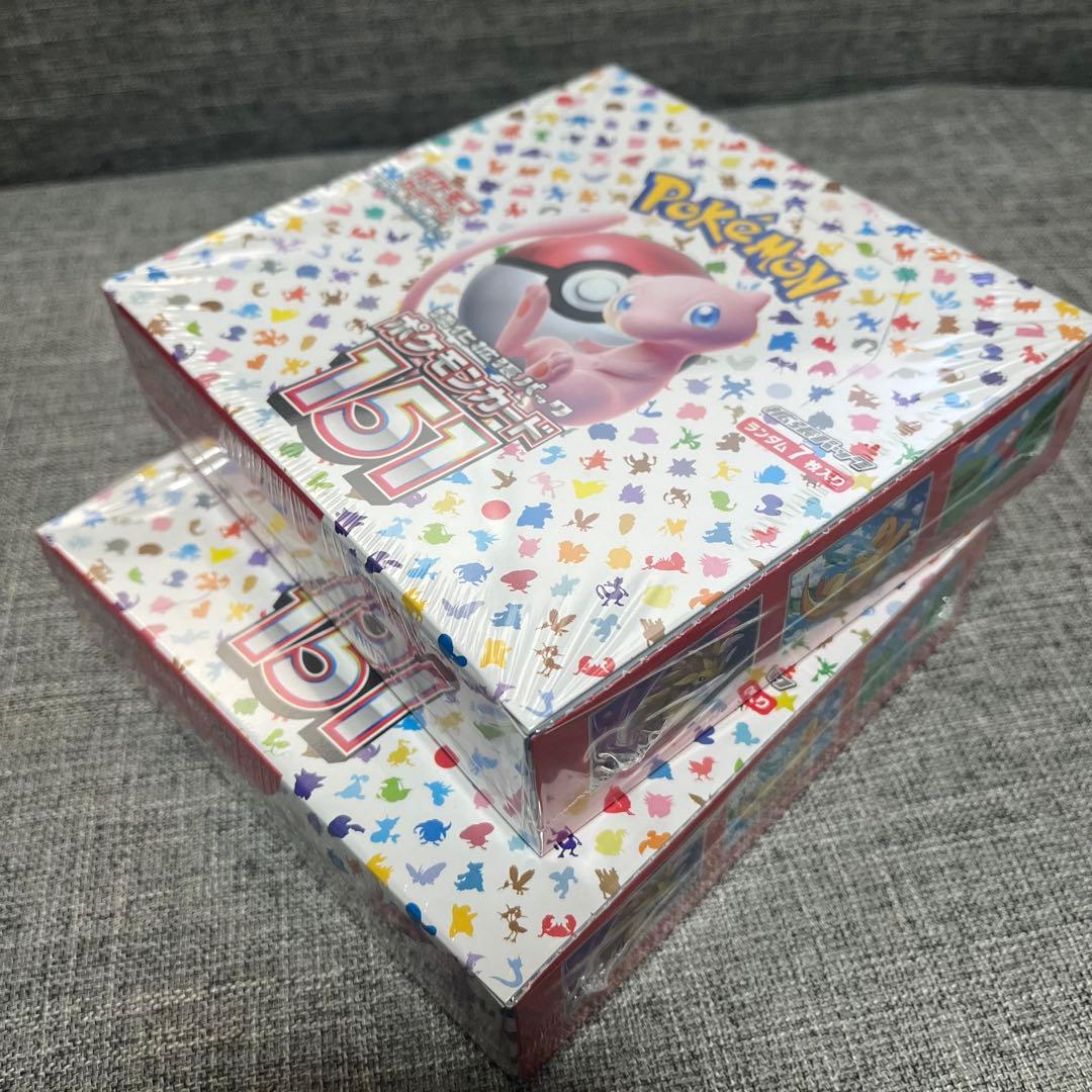 ポケモンカード151 シュリンク付き新品未開封 2BOXセット