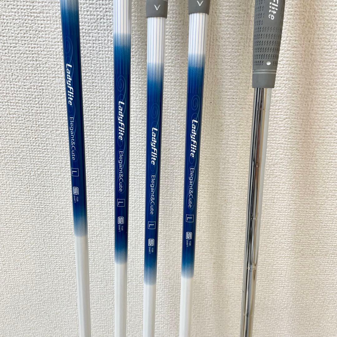 LadyFlite レディース ゴルフ ハーフセット　フレックスL 8本