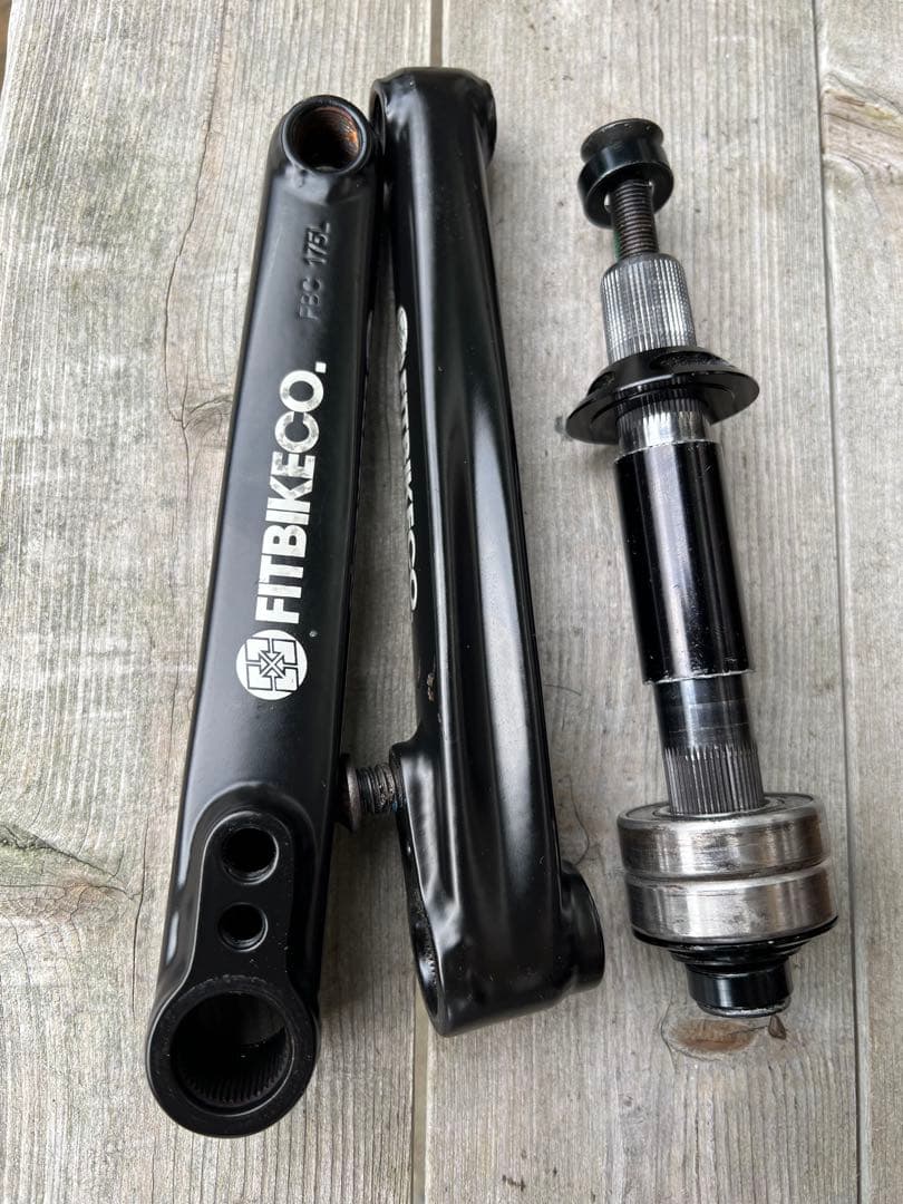 BMX クランクFIT 19MM CRANKS 175mm Set mid BB