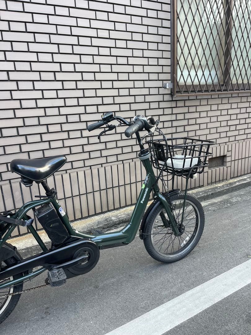 13.2ah5点灯パナソニック子供乗せ電動アシスト自転車20インチ