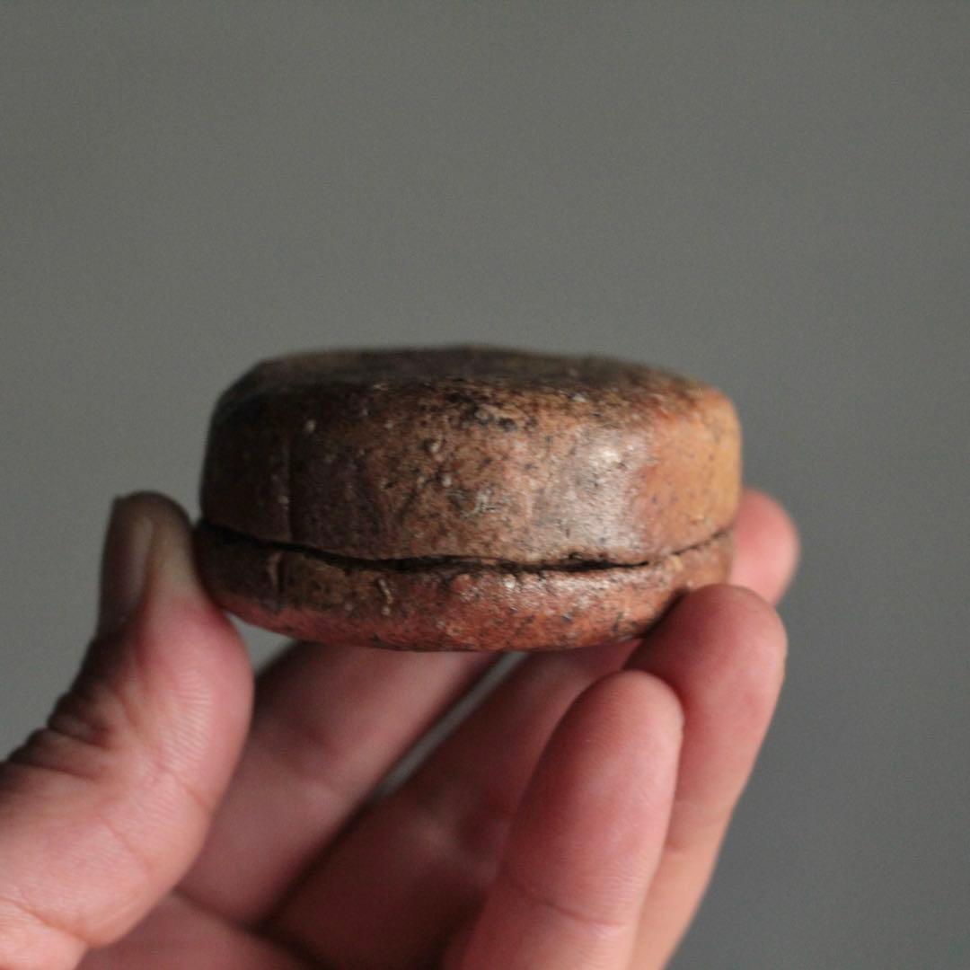 信楽 黴餅 香合 茶道具 古美術 古道具 アンティーク