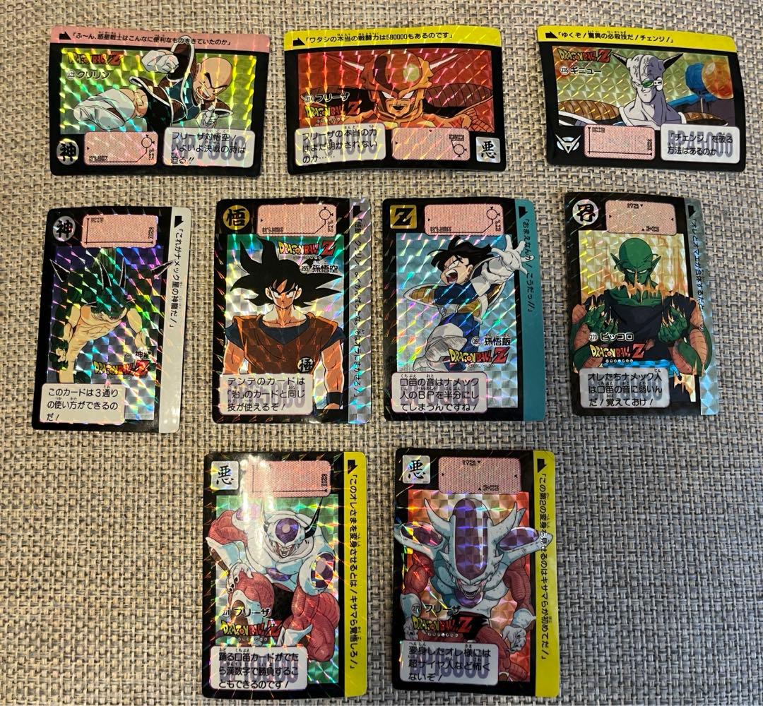 セット販売　カードダス　ドラゴンボールＺ　1991年当時物　ヘッドカード