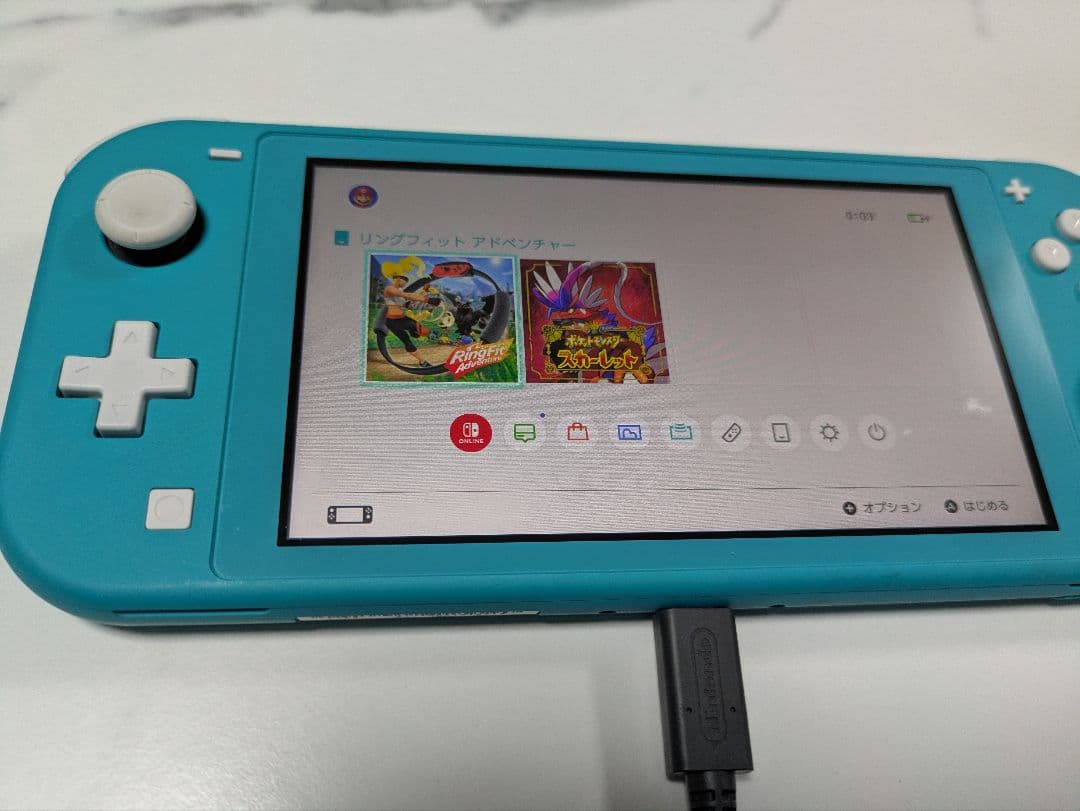 Nintendo Switch Lite ターコイズ 充電器付き