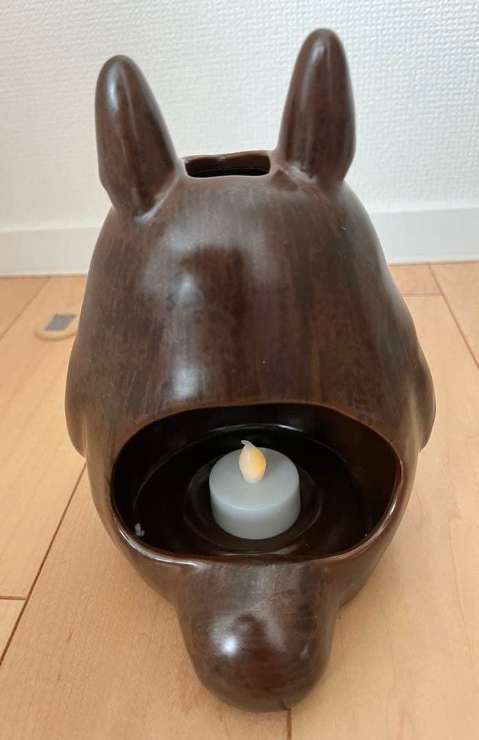 【新品】となりのトトロ　お香ポット　陶器製