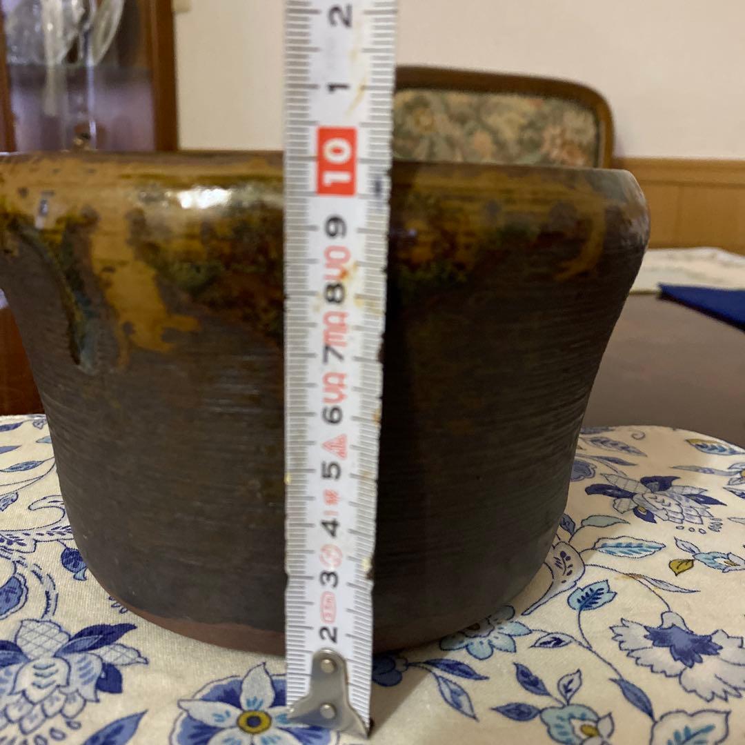 27日迄¥32.000からお値下げ中　 建水　高取14代 亀井味楽 造