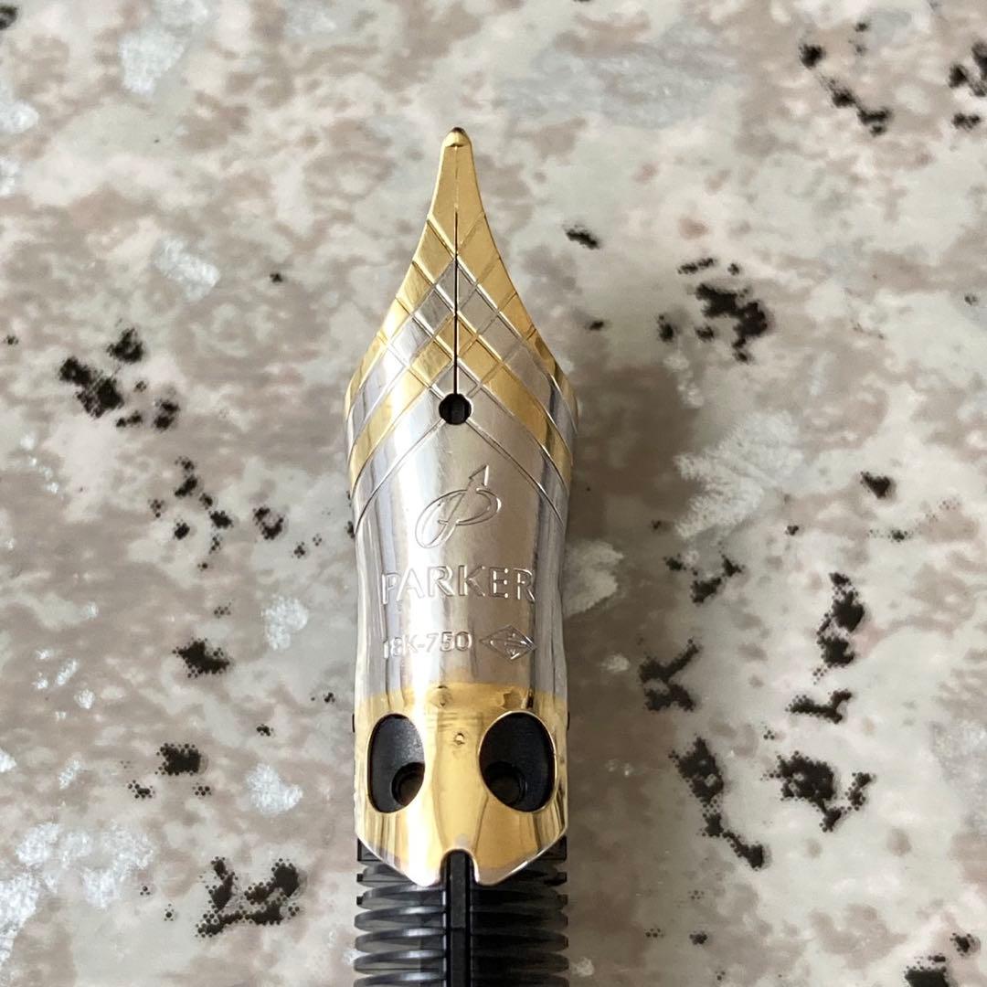 #021 オーバーホール済み 万年筆 パーカー SONNET シズレ18k