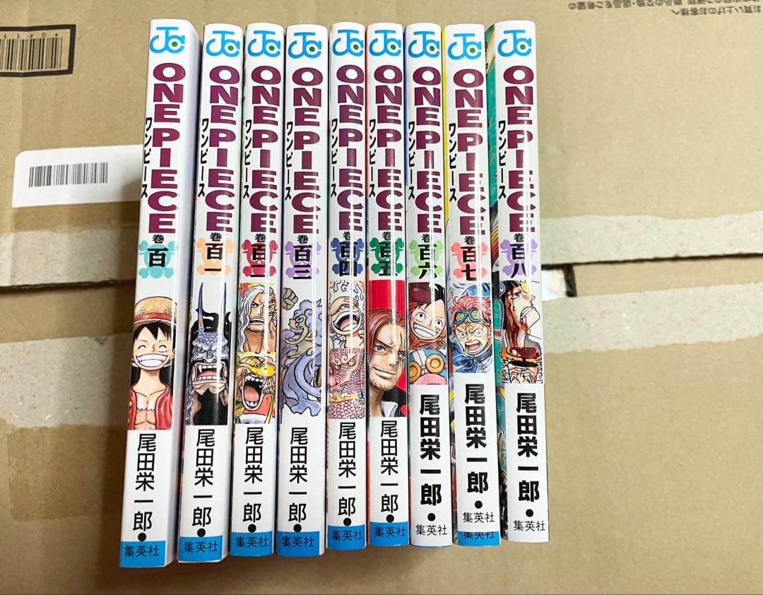 ONE PIECE ワンピース漫画　1巻〜108巻