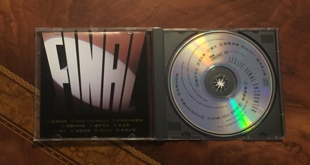 美品廃盤CDー張國榮レスリーチャン・1989年「Final Encounter」