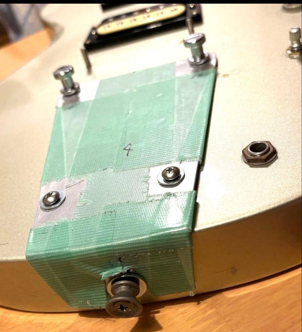 【1点物 カスタムテールピース付】Burny レスポールタイプ