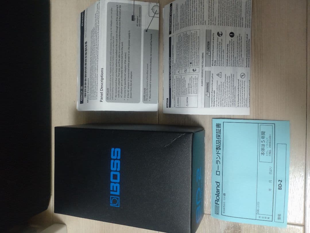 【ほぼ未使用】BOSS Blues D BD-2 ギター エフェクター