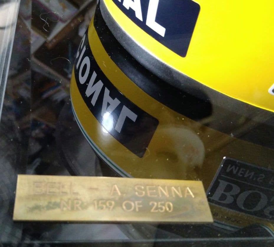【レア】限定250個 BELL アイルトン・セナ 直筆サイン ヘルメット