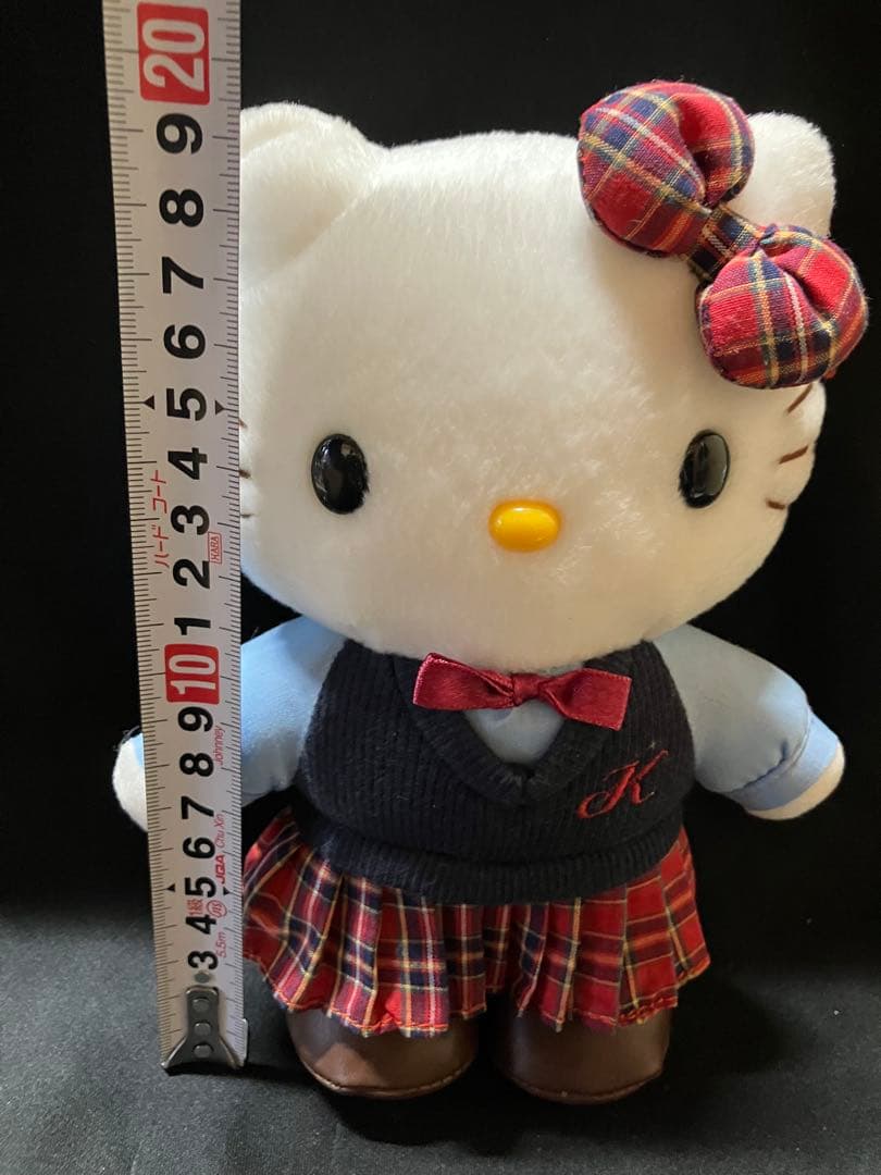 レア　ハローキティ　制服　ぬいぐるみ　B2244
