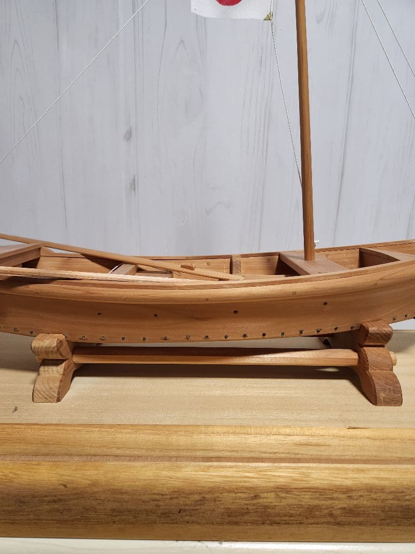 大工 手作り 木製模型船 ケース付き 世界に一つ　プロによる安心梱包発送‼️