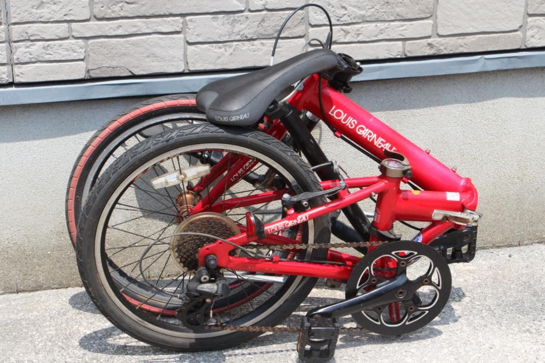 引き取り限定♪ルイガノ♪20インチタイヤ♪折り畳み式自転車♪発送は相談可能です♪